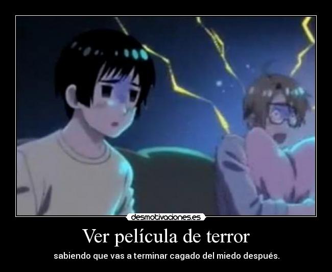 Ver película de terror -