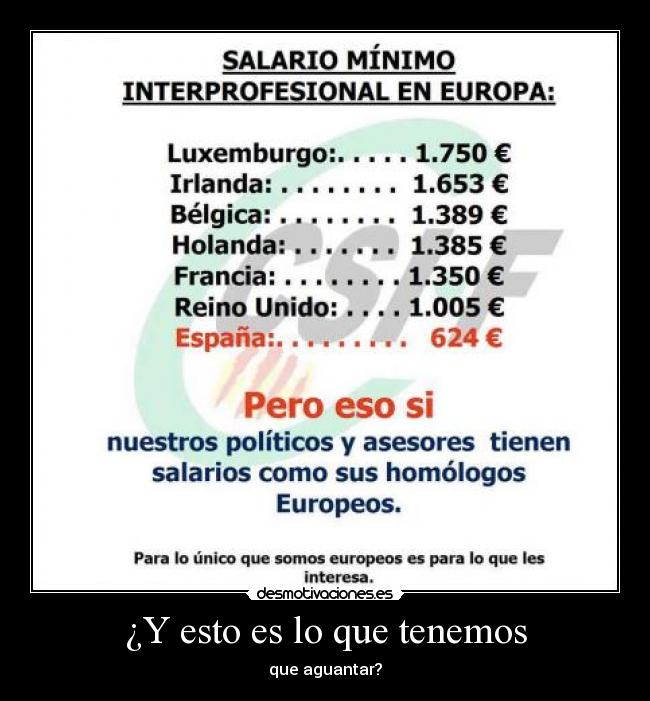 ¿Y esto es lo que tenemos - que aguantar?