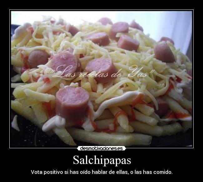 Salchipapas -