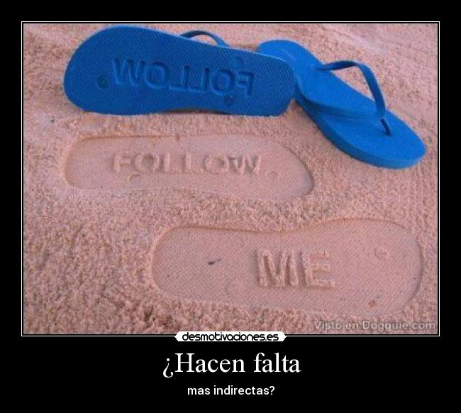 ¿Hacen falta - 