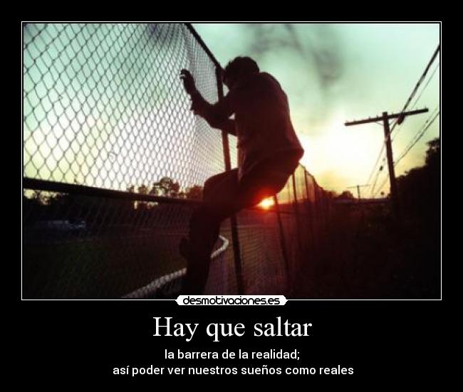 Hay que saltar -