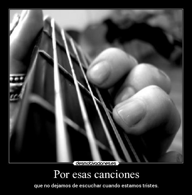 Por esas canciones -
