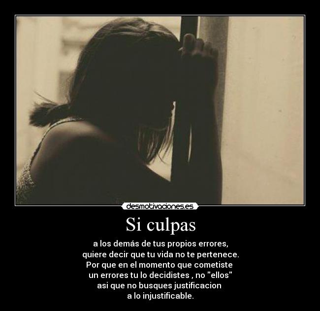 Si culpas - 