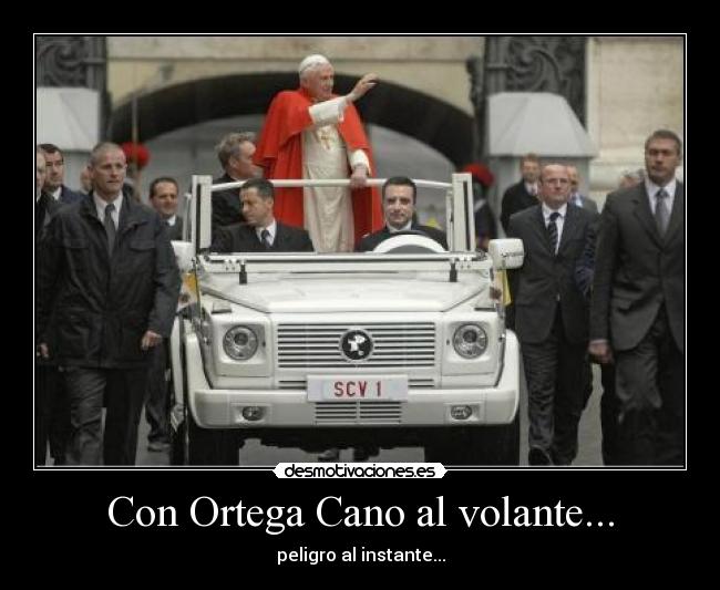 Con Ortega Cano al volante... - peligro al instante...