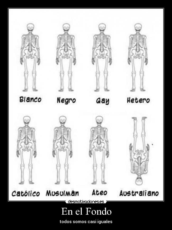 En el Fondo - todos somos casi iguales