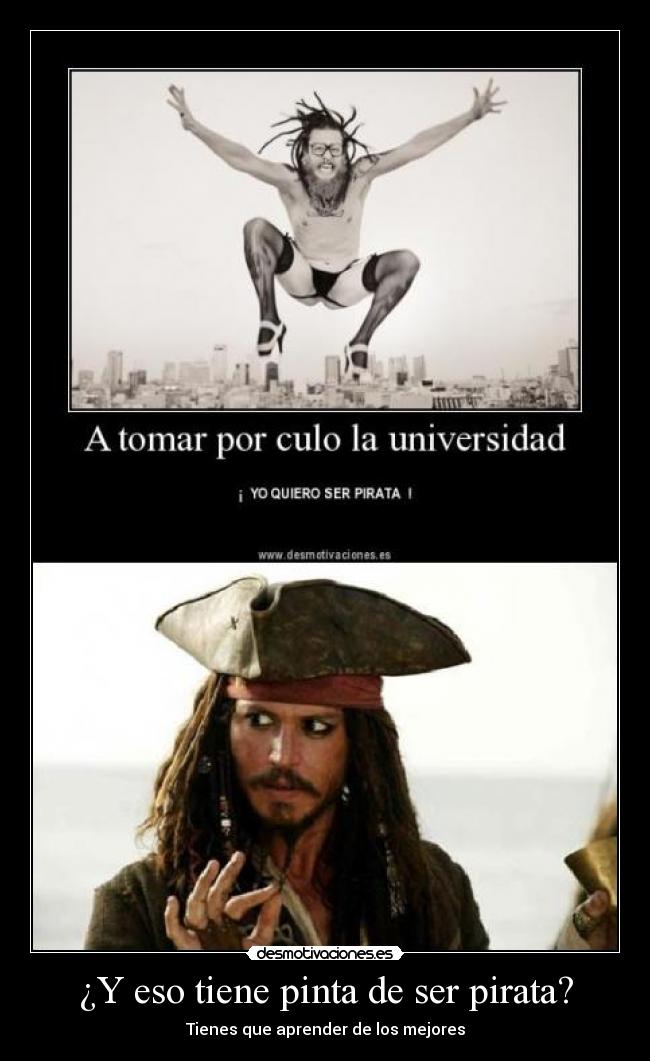 ¿Y eso tiene pinta de ser pirata? - 