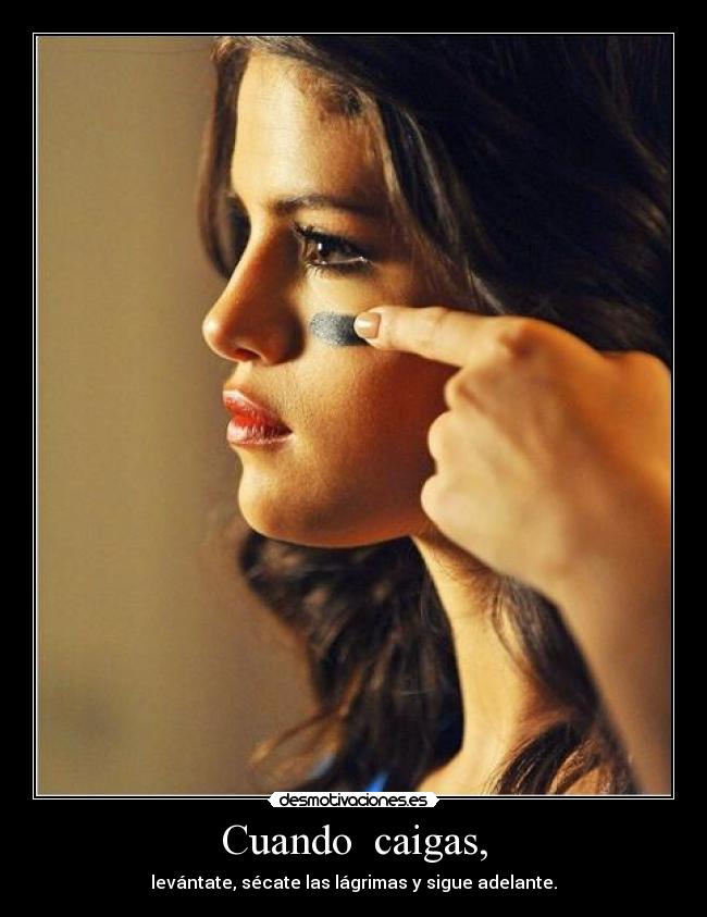 Cuando  caigas, - 