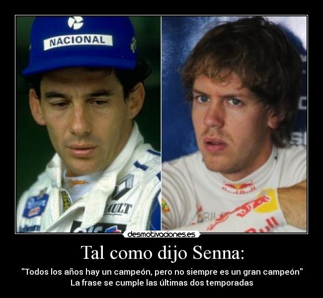 carteles vettel ganado porque tiene coche discutais desmotivaciones