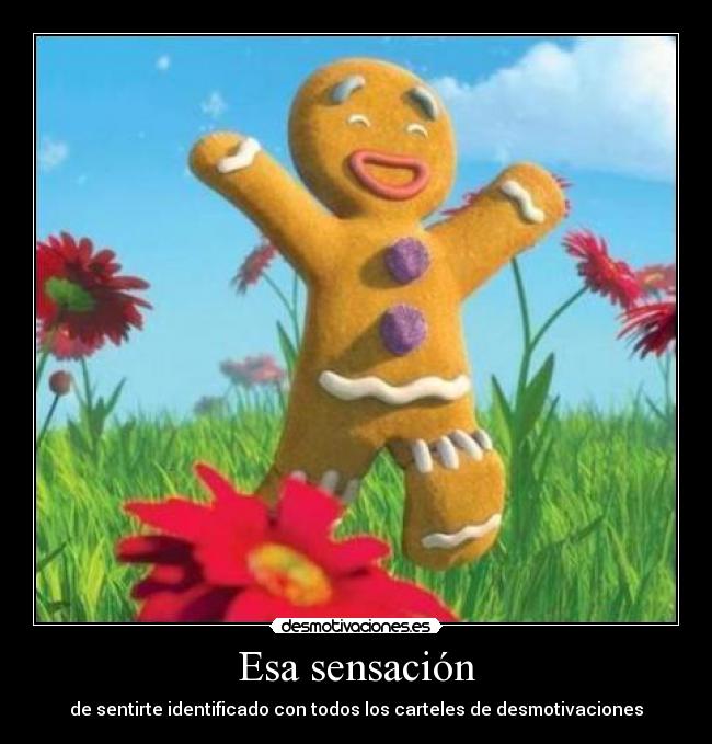 Esa sensación - de sentirte identificado con todos los carteles de desmotivaciones