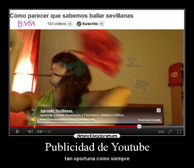 Publicidad de Youtube -