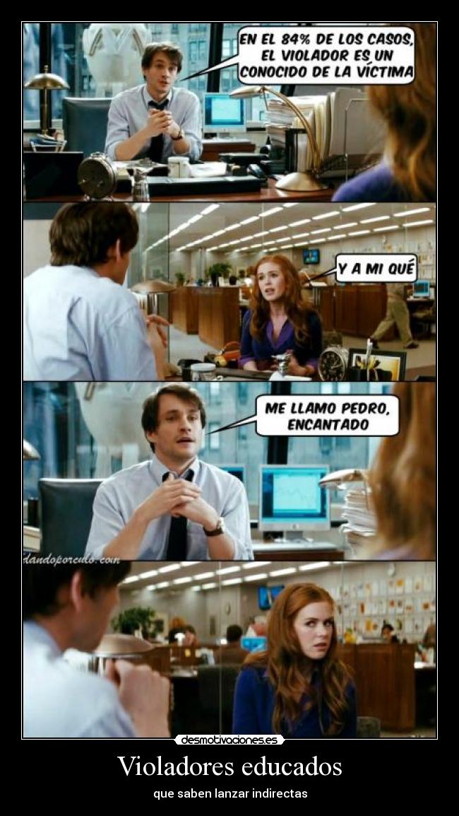 Violadores educados -