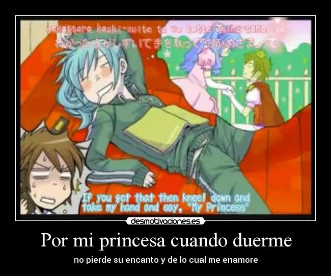 Por mi princesa cuando duerme - 