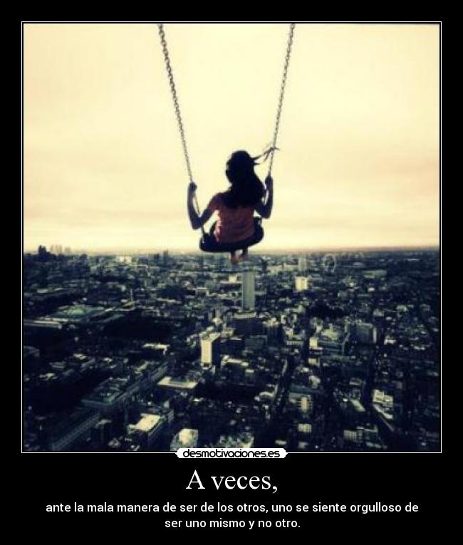 A veces, - 