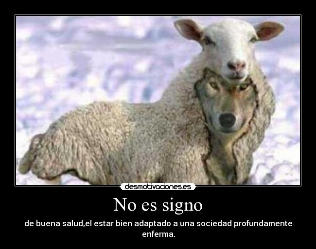 No es signo -