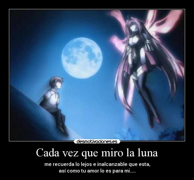 Cada vez que miro la luna -