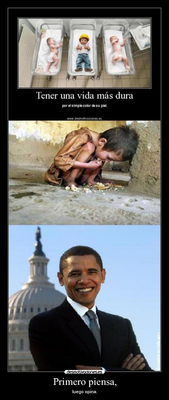 Primero piensa, - 