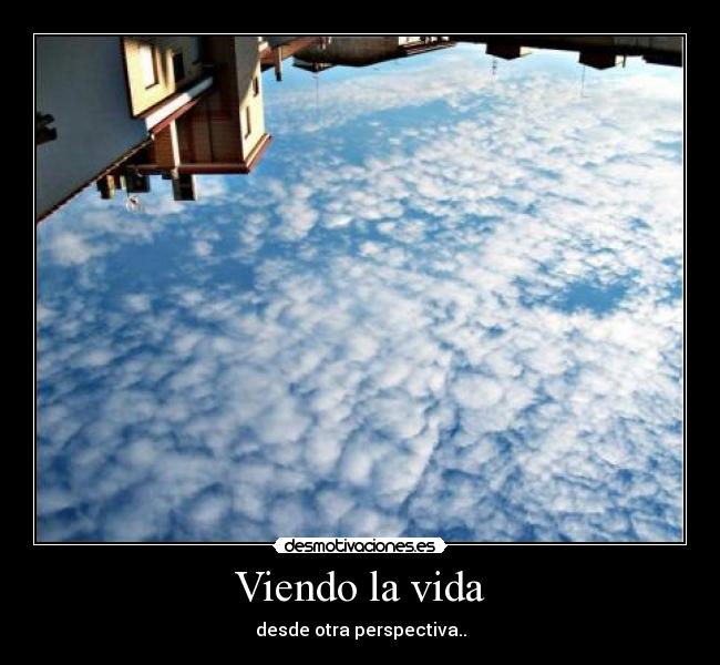 Viendo la vida - desde otra perspectiva..