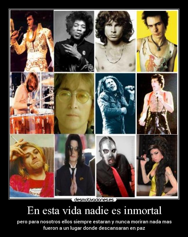 En esta vida nadie es inmortal - 