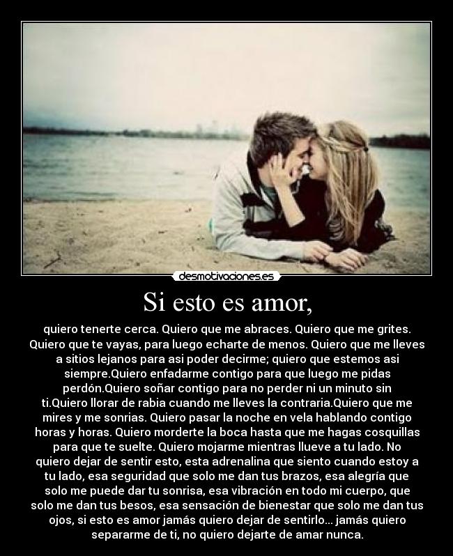 Si esto es amor, - 