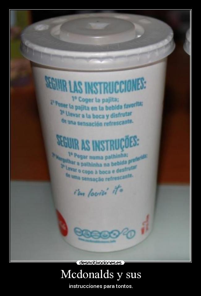 Mcdonalds y sus -