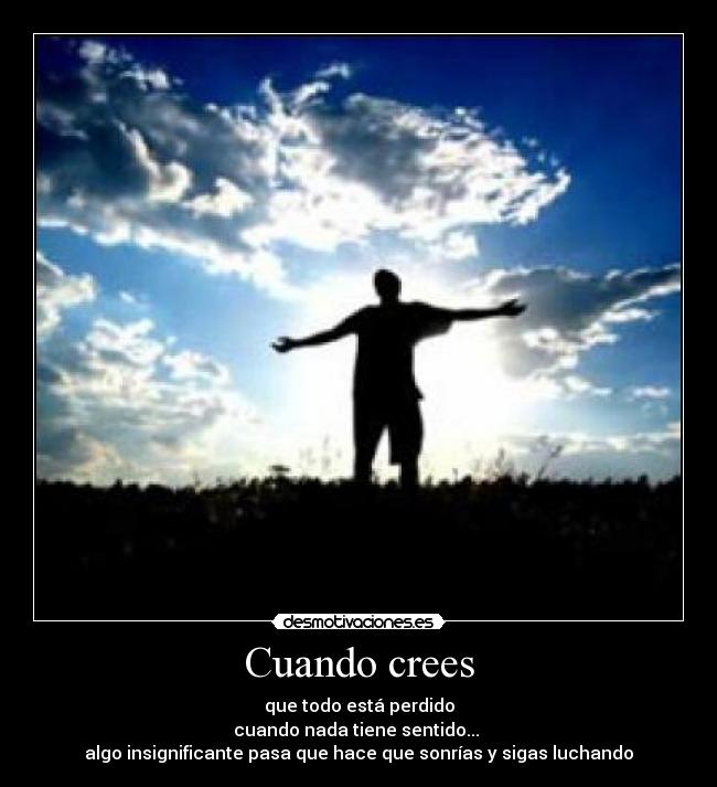 Cuando crees - 