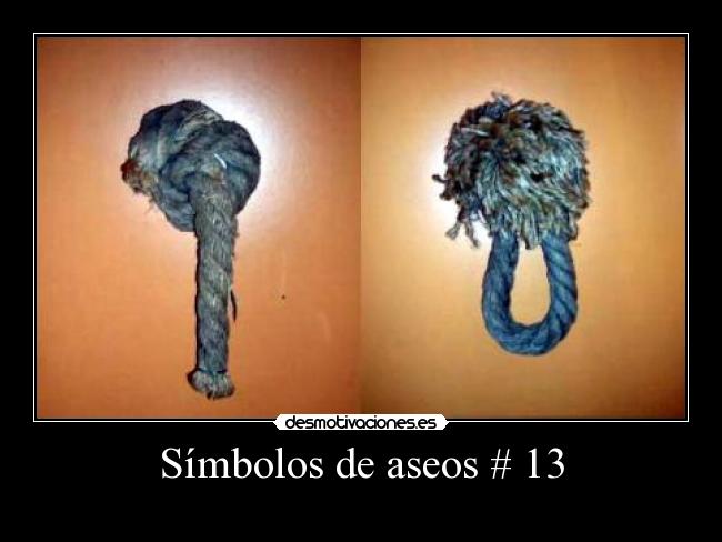 Símbolos de aseos # 13 -