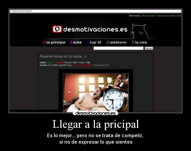 Llegar a la pricipal -