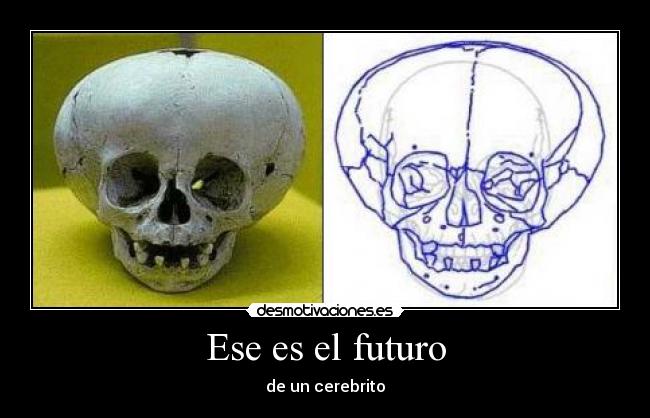 Ese es el futuro - de un cerebrito