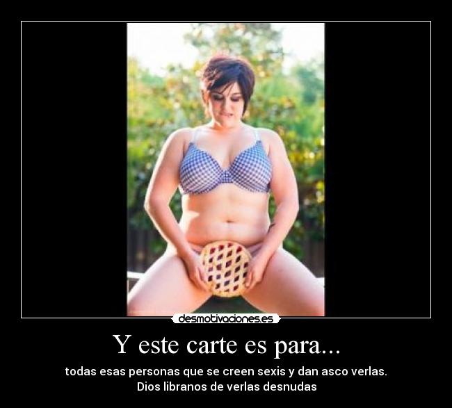 Y este carte es para... -