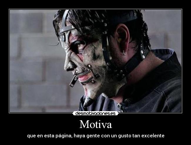 carteles james root slipknot desmotivaciones