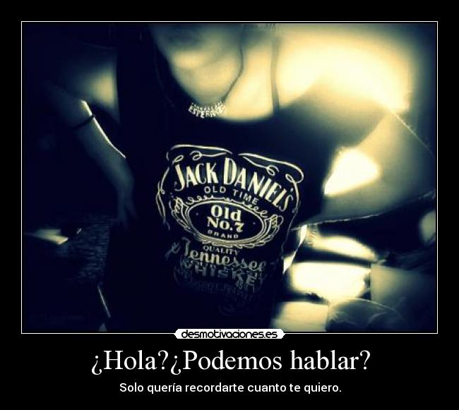 ¿Hola?¿Podemos hablar? -