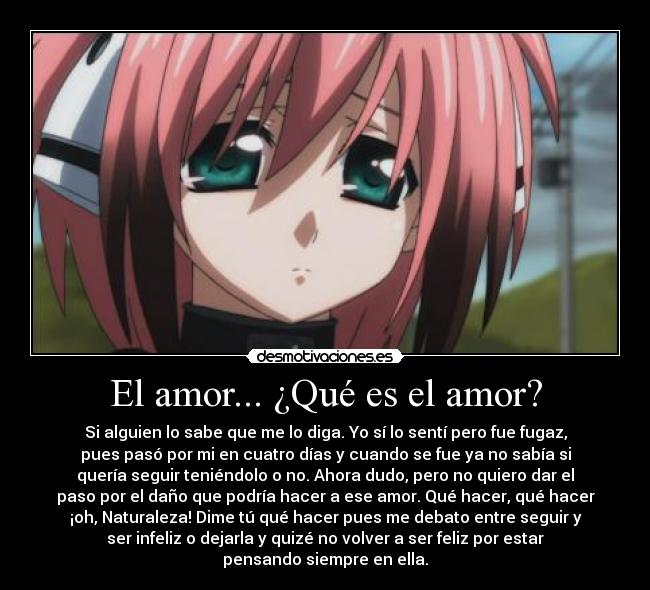 El amor... ¿Qué es el amor? -