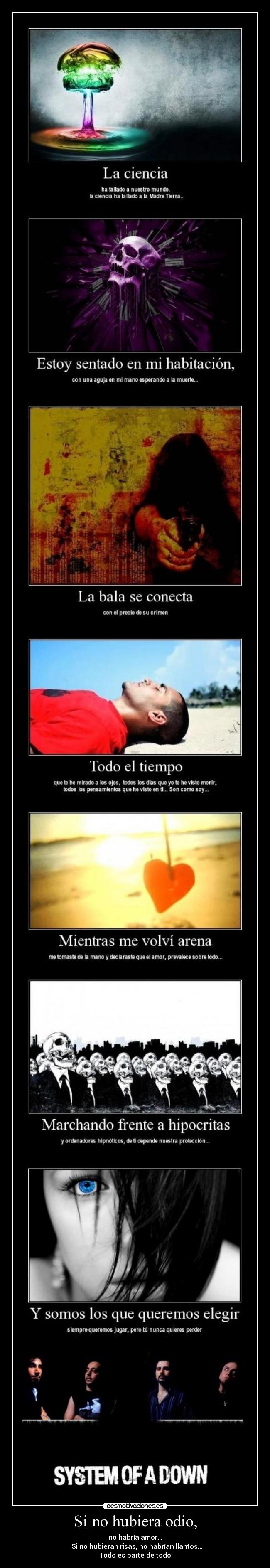 carteles odio system down supercartel trozos canciones rebeca alba juaposas deacrlpdns desmotivaciones