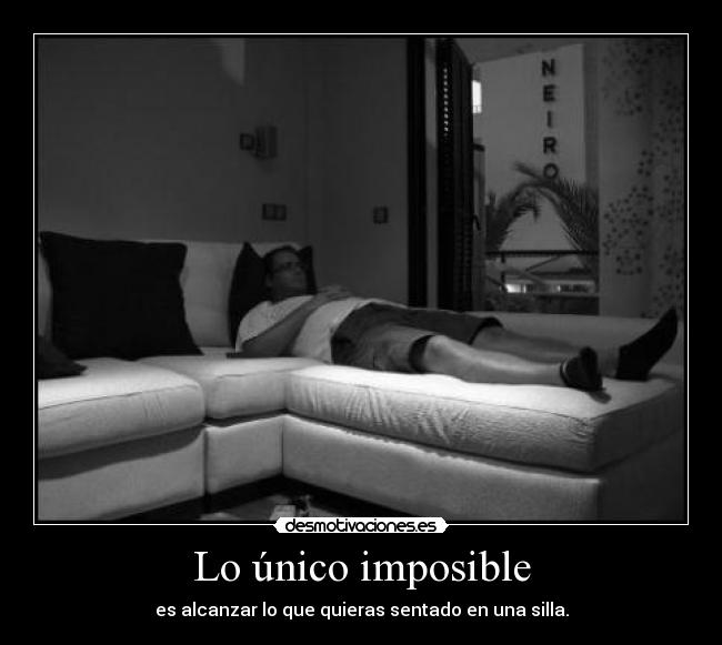 Lo único imposible - 