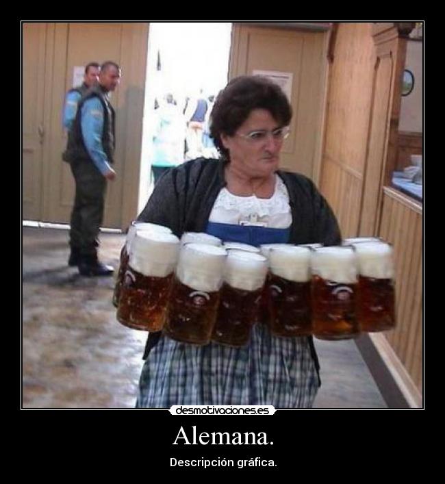 Alemana. - Descripción gráfica.