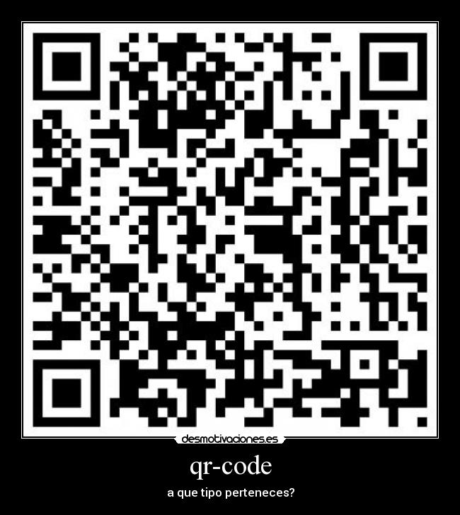 qr-code - a que tipo perteneces?
