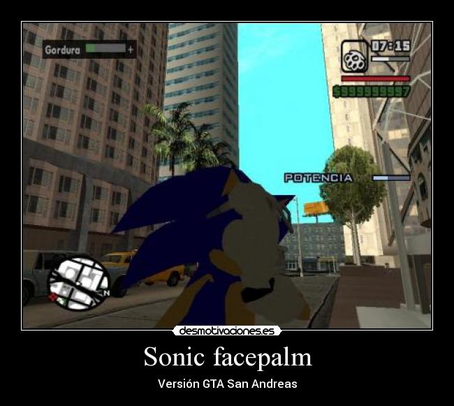 Sonic facepalm -