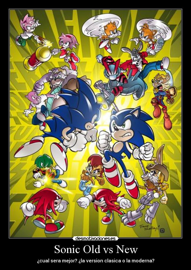 Sonic Old vs New -