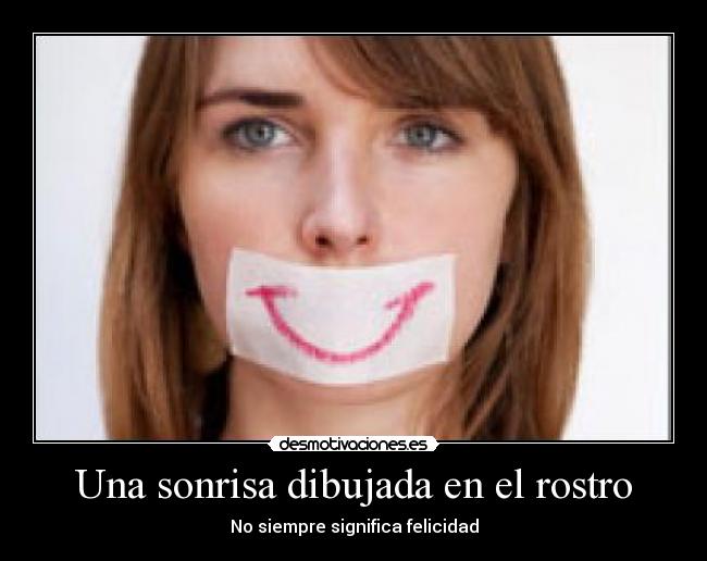 Una sonrisa dibujada en el rostro - 