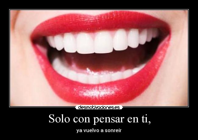 Solo con pensar en ti, - 