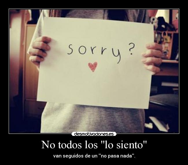 No todos los lo siento - 