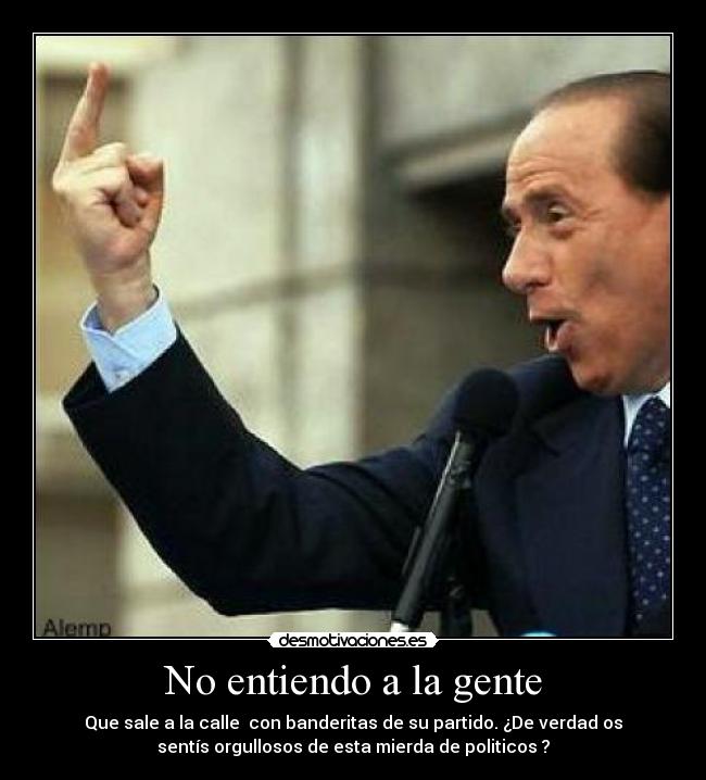 No entiendo a la gente -