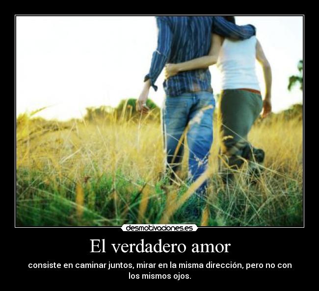 El verdadero amor -