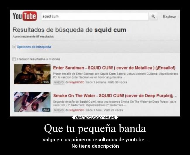 Que tu pequeña banda - 