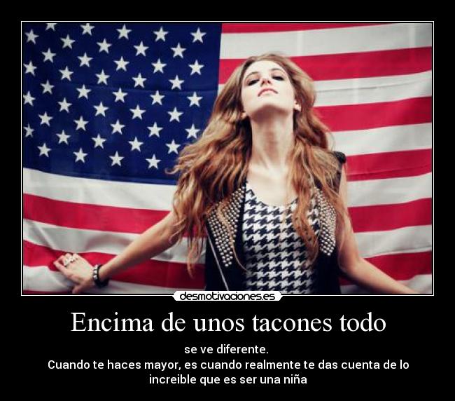 Encima de unos tacones todo - 