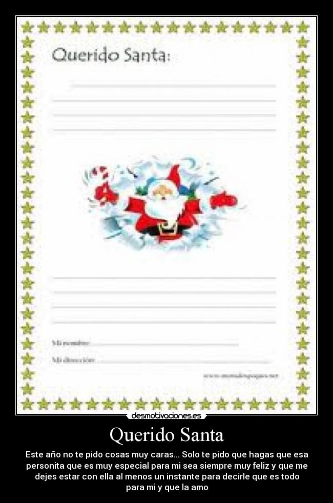 carteles querido santa desmotivaciones