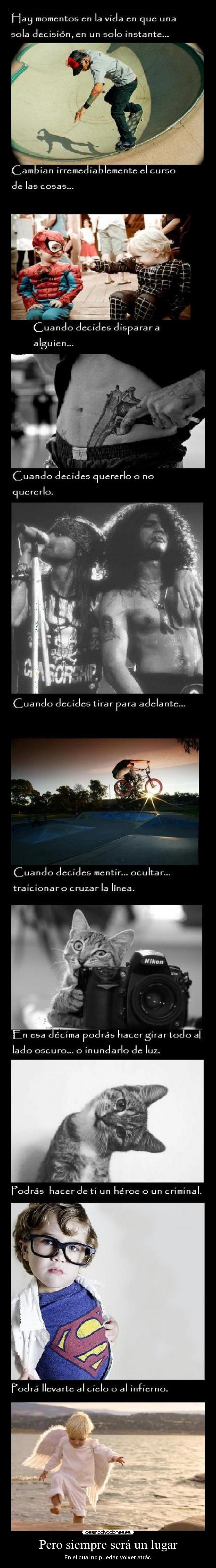 Pero siempre será un lugar -