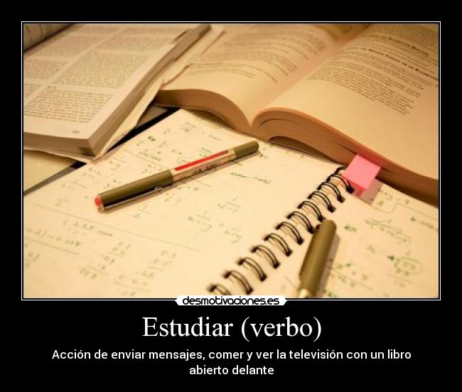 Estudiar (verbo) - 