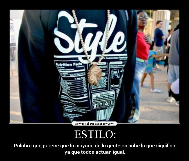 ESTILO: - 