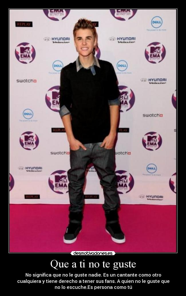 Que a ti no te guste -
